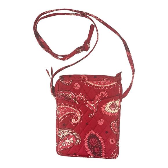 Vera Bradley Bandana Paisley Messenger Crossbody Bag - Picture 2 of 5